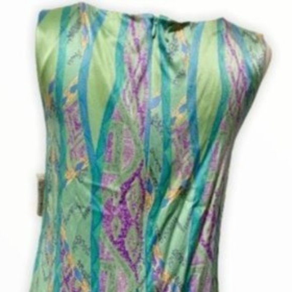 Girlfriend by Silversilk Sleeveless Silk Dress - Picture 5 of 8